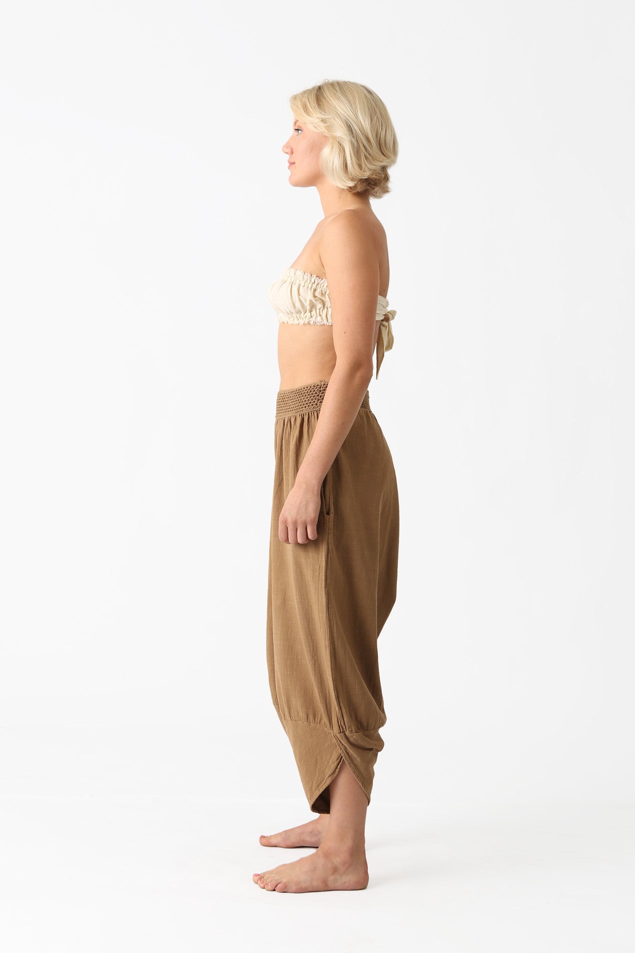 SNUG Bohemian Dune Linen Yoga Pants snugbrandwear